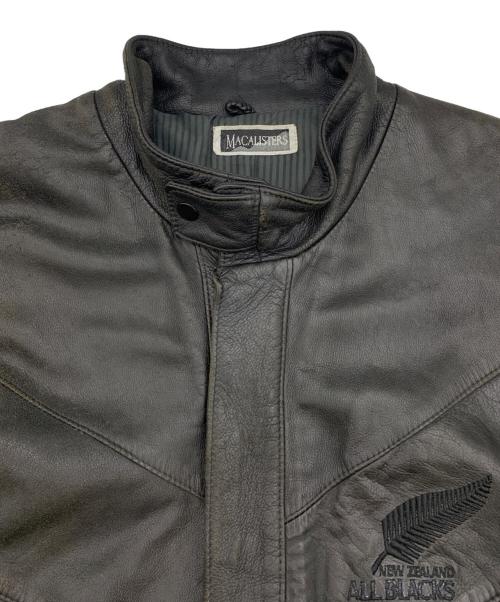MACALISTERS（マカリスターズ）MACALISTERS (マカリスターズ) レザージャケット ブラック サイズ:44の古着・服飾アイテム