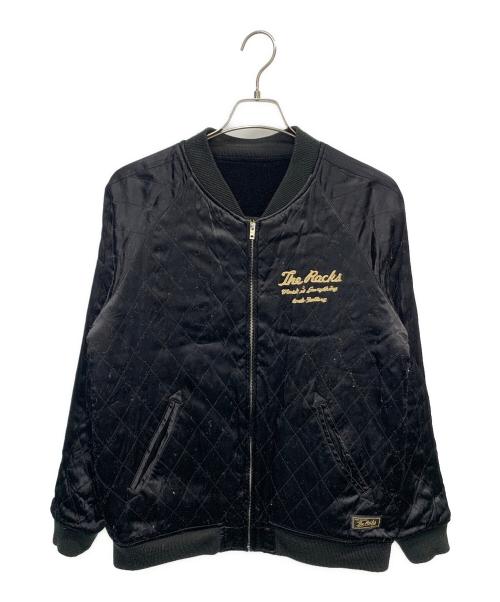 RUDE GALLERY（ルードギャラリー）RUDE GALLERY (ルードギャラリー) リバーシブルベロアスカジャン ブラック サイズ:Fの古着・服飾アイテム