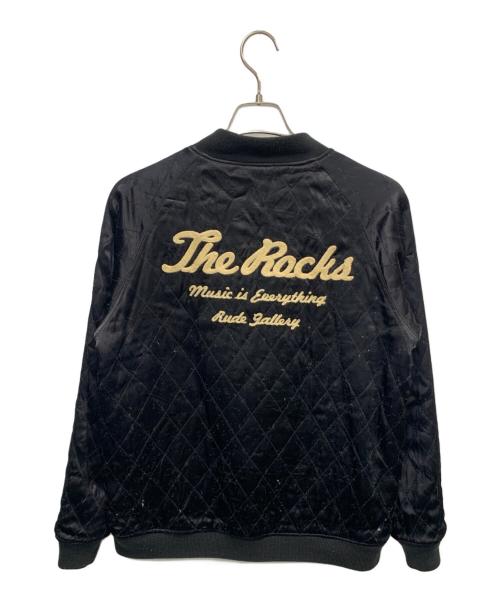 RUDE GALLERY（ルードギャラリー）RUDE GALLERY (ルードギャラリー) リバーシブルベロアスカジャン ブラック サイズ:Fの古着・服飾アイテム