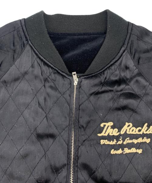 RUDE GALLERY（ルードギャラリー）RUDE GALLERY (ルードギャラリー) リバーシブルベロアスカジャン ブラック サイズ:Fの古着・服飾アイテム