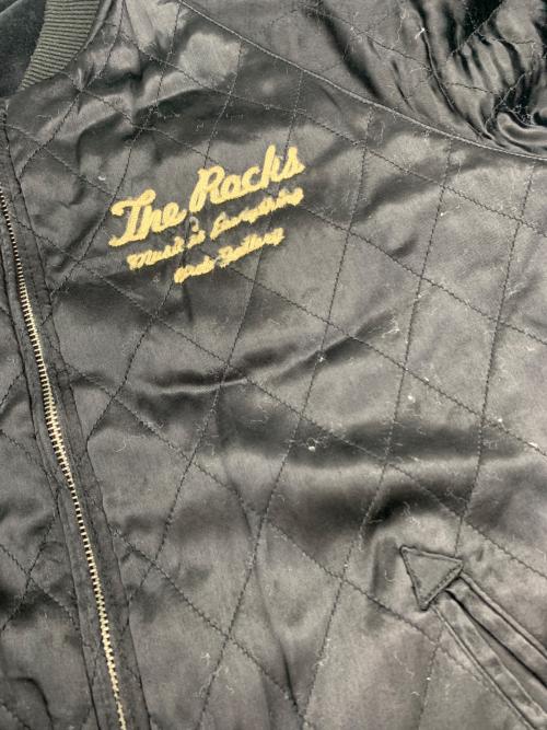 RUDE GALLERY（ルードギャラリー）RUDE GALLERY (ルードギャラリー) リバーシブルベロアスカジャン ブラック サイズ:Fの古着・服飾アイテム