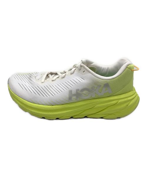 HOKAONEONE（ホカオネオネ）HOKAONEONE (ホカオネオネ) リンコン3 スニーカー ホワイト×イエロー サイズ:JPN 25の古着・服飾アイテム