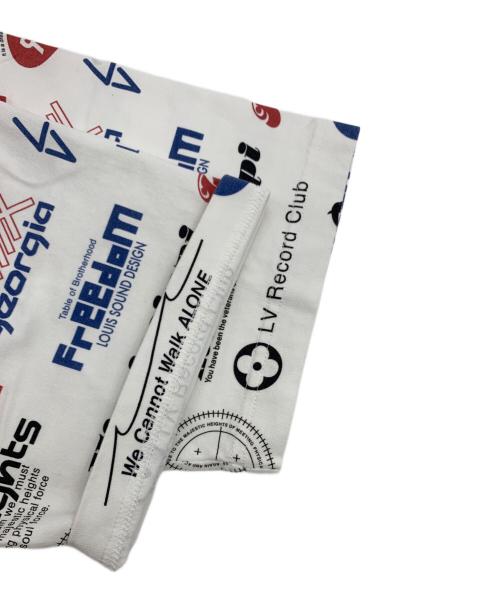 LOUIS VUITTON（ルイ ヴィトン）LOUIS VUITTON (ルイ ヴィトン) オールオーバー ロゴ プリントTシャツ ホワイト サイズ:Lの古着・服飾アイテム