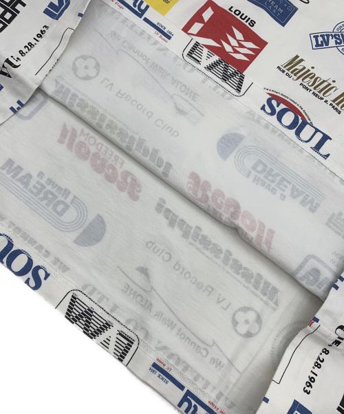 LOUIS VUITTON（ルイ ヴィトン）LOUIS VUITTON (ルイ ヴィトン) オールオーバー ロゴ プリントTシャツ ホワイト サイズ:Lの古着・服飾アイテム