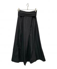 FRAY ID（フレイ アイディー）の古着「Aラインスカート」｜ブラック