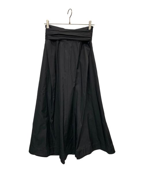 FRAY ID（フレイ アイディー）FRAY ID (フレイ アイディー) Aラインスカート ブラックの古着・服飾アイテム