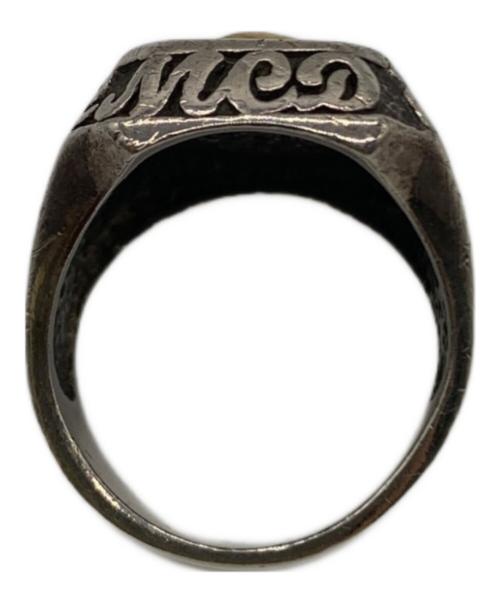 MCD（エムシーディー）MCD (エムシーディー) カレッジリング シルバー×ブラック サイズ:17号の古着・服飾アイテム