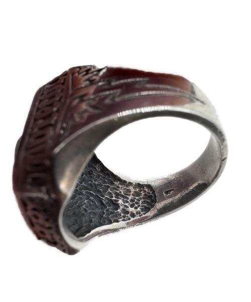 MCD（エムシーディー）MCD (エムシーディー) カレッジリング シルバー×ブラック サイズ:17号の古着・服飾アイテム