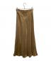anuans (アニュアンス) シャイニーサテンナロースカート ベージュ サイズ:M：6000円