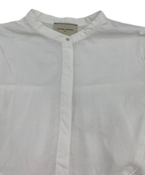 UNITED ARROWS（ユナイテッドアローズ）UNITED ARROWS (ユナイテッドアローズ) 長袖ブラウス ホワイト サイズ:記載なしの古着・服飾アイテム