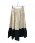 IENA (イエナ) ロングスカート ベージュ×ブラック サイズ:36：5000円