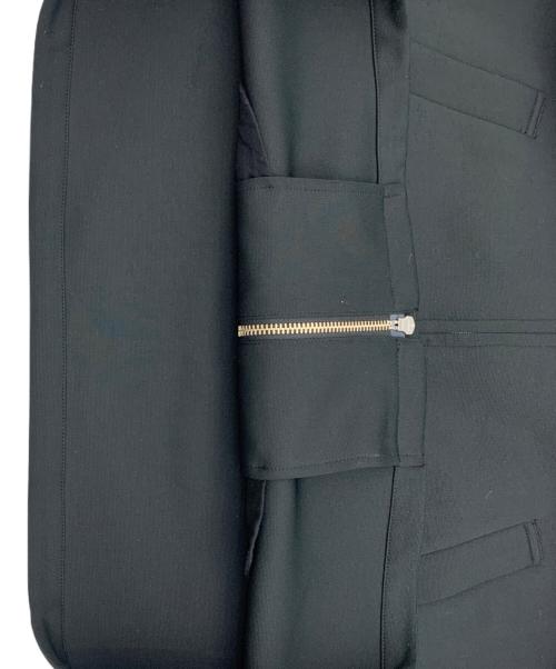 JOURNAL STANDARD L’essage（ジャーナルスタンダードレサージュ）JOURNAL STANDARD L’essage (ジャーナルスタンダードレサージュ) ダブルクロス トラックジャケット ブラック サイズ:FREEの古着・服飾アイテム