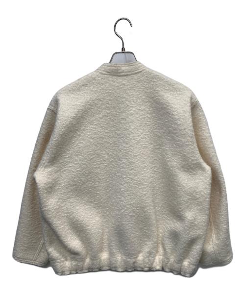 BEAUTY&YOUTH（ビューティーアンドユース）BEAUTY&YOUTH (ビューティーアンドユース) ブークレーダブルジップブルゾン アイボリー サイズ:Sの古着・服飾アイテム