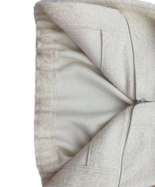 BEAUTY&YOUTH（ビューティーアンドユース）BEAUTY&YOUTH (ビューティーアンドユース) ブークレーダブルジップブルゾン アイボリー サイズ:Sの古着・服飾アイテム