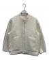 BEAUTY&YOUTH（ビューティーアンドユース）の古着「ブークレーダブルジップブルゾン」｜アイボリー