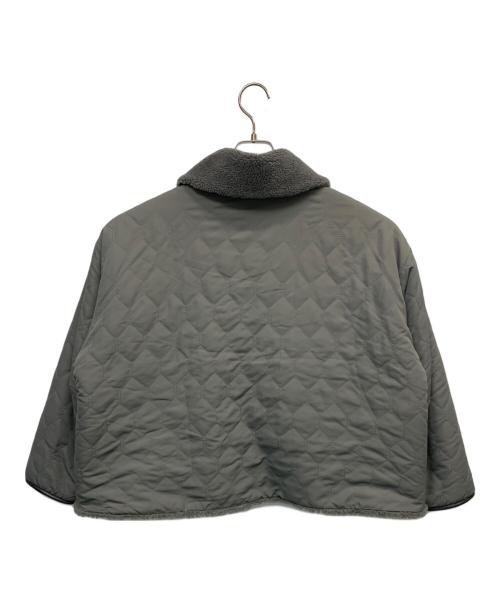 BEAUTY&YOUTH（ビューティーアンドユース）BEAUTY&YOUTH (ビューティーアンドユース) ボア×キルティング リバーシブルショートコート グレー サイズ:FREEの古着・服飾アイテム