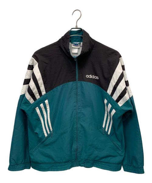 adidas（アディダス）adidas (アディダス) トラックジャケット グリーン×ブラック サイズ:US Lの古着・服飾アイテム