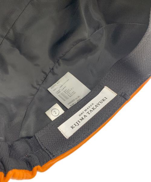 kijima takayuki（キジマタカユキ）kijima takayuki (キジマタカユキ) キャップ オレンジの古着・服飾アイテム