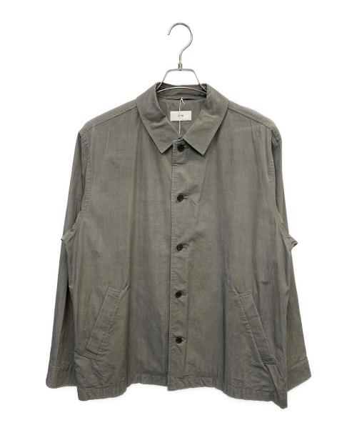 ATON（エイトン）ATON (エイトン) 長袖シャツ グレー サイズ:02の古着・服飾アイテム