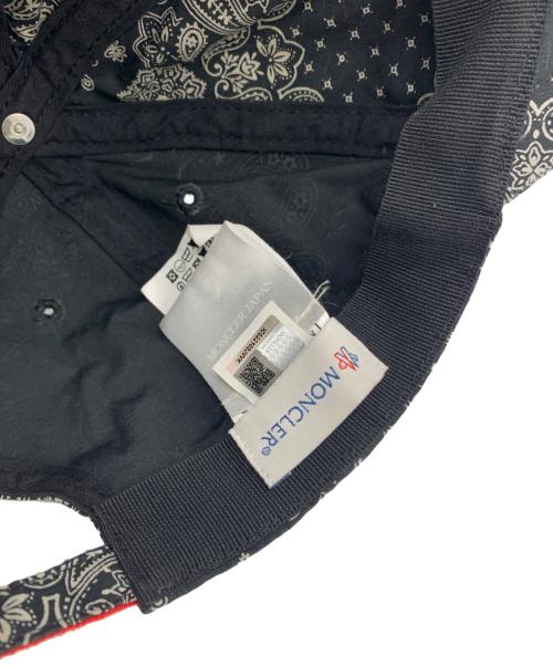 MONCLER（モンクレール）MONCLER (モンクレール) キャップ ブラックの古着・服飾アイテム