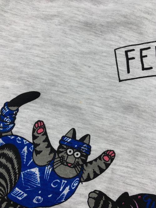 crazy shirts（クレイジーシャツ）crazy shirts (クレイジーシャツ) 半袖カットソー グレー サイズ:Mの古着・服飾アイテム