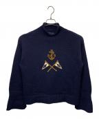 POLO RALPH LAURENポロ・ラルフローレン）の古着「厚手ニット」｜ネイビー