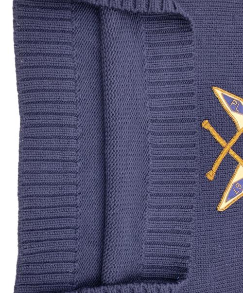 POLO RALPH LAUREN（ポロ・ラルフローレン）POLO RALPH LAUREN (ポロ・ラルフローレン) 厚手ニット ネイビー サイズ:Sの古着・服飾アイテム