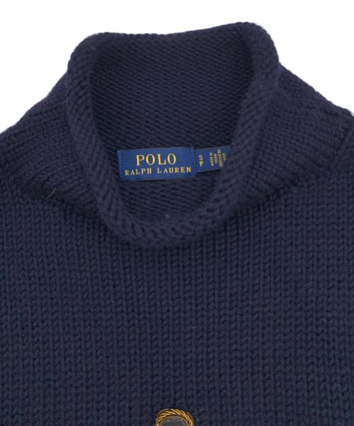 POLO RALPH LAUREN（ポロ・ラルフローレン）POLO RALPH LAUREN (ポロ・ラルフローレン) 厚手ニット ネイビー サイズ:Sの古着・服飾アイテム