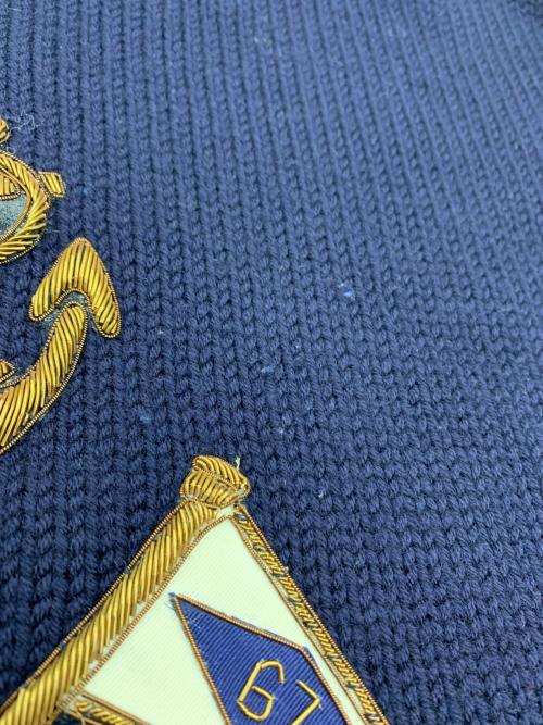 POLO RALPH LAUREN（ポロ・ラルフローレン）POLO RALPH LAUREN (ポロ・ラルフローレン) 厚手ニット ネイビー サイズ:Sの古着・服飾アイテム