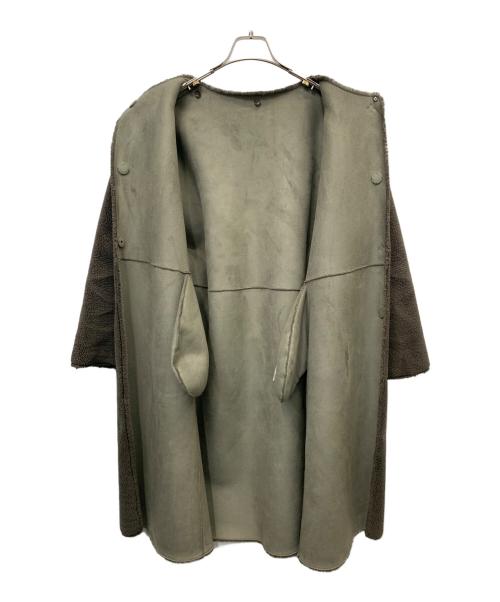 STUNNING LURE（スタニングルアー）STUNNING LURE (スタニングルアー) 2フェイスムートンコート オリーブの古着・服飾アイテム