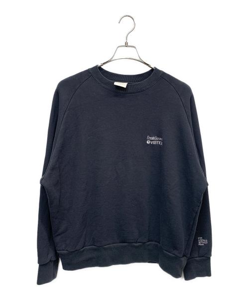 FreshService（フレッシュサービス）FreshService (フレッシュサービス) スウェットプルオーバー ブラック サイズ:Lの古着・服飾アイテム