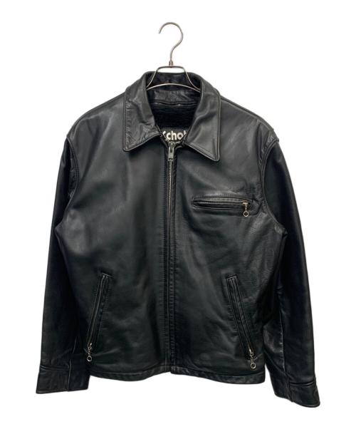 Schott（ショット）Schott (ショット) シングルライダースジャケット ブラック サイズ:40の古着・服飾アイテム