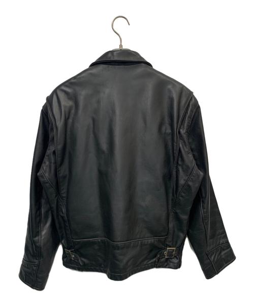 Schott（ショット）Schott (ショット) シングルライダースジャケット ブラック サイズ:40の古着・服飾アイテム