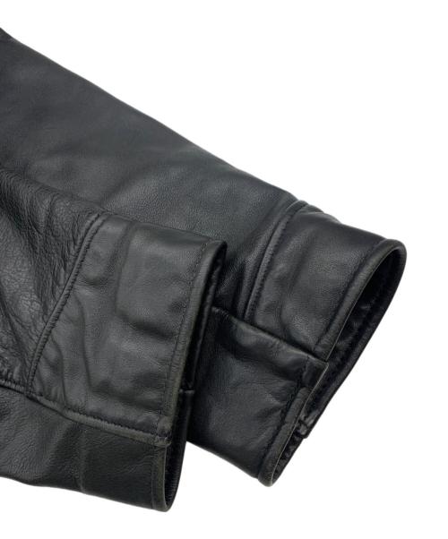 Schott（ショット）Schott (ショット) シングルライダースジャケット ブラック サイズ:40の古着・服飾アイテム
