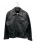 Schott（ショット）の古着「シングルライダースジャケット」｜ブラック