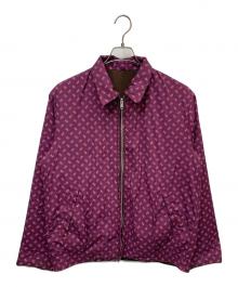 BEAMS（ビームス）の古着「リバーシブルブルゾン」｜ブラウン×パープル