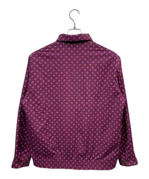 BEAMS（ビームス）BEAMS (ビームス) リバーシブルブルゾン ブラウン×パープル サイズ:Mの古着・服飾アイテム