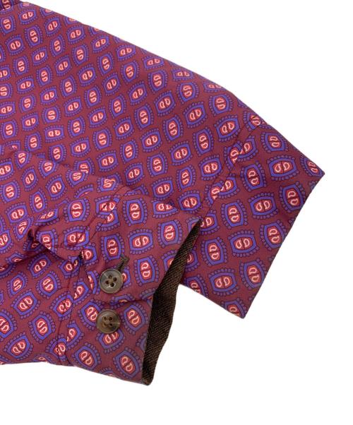 BEAMS（ビームス）BEAMS (ビームス) リバーシブルブルゾン ブラウン×パープル サイズ:Mの古着・服飾アイテム