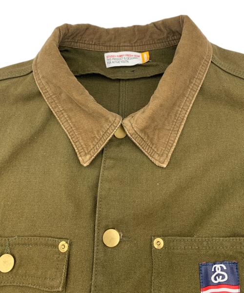 stussy（ステューシー）stussy (ステューシー) ダックジャケット カーキ サイズ:Mの古着・服飾アイテム