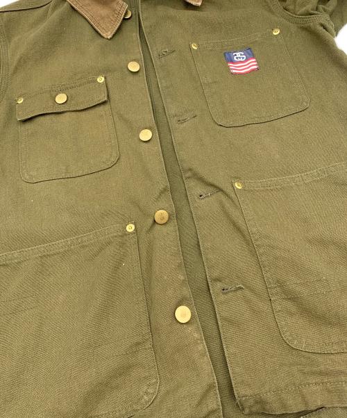 stussy（ステューシー）stussy (ステューシー) ダックジャケット カーキ サイズ:Mの古着・服飾アイテム