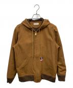 stussyステューシー）の古着「FUNKY FRESH GEAR DUCK WORK JACKET」｜ブラウン
