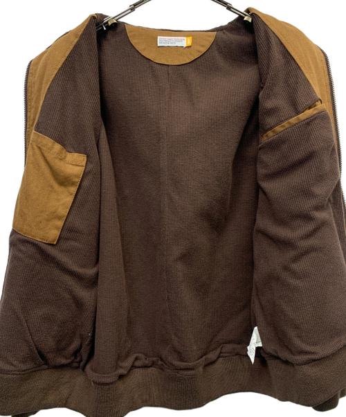 stussy（ステューシー）stussy (ステューシー) FUNKY FRESH GEAR DUCK WORK JACKET ブラウン サイズ:Lの古着・服飾アイテム