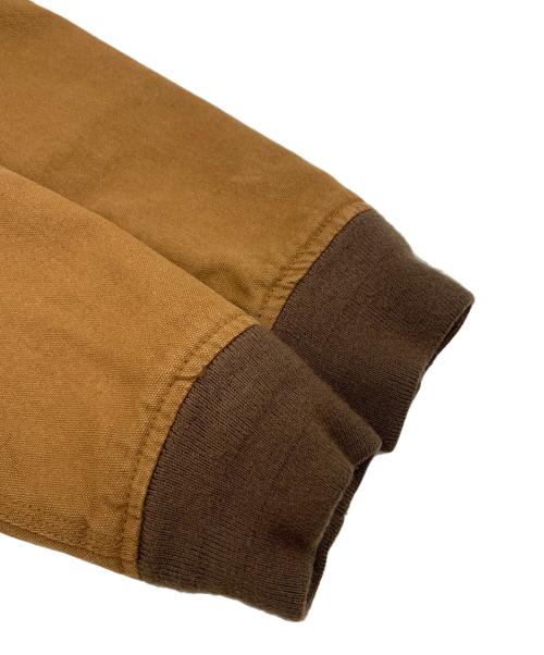 stussy（ステューシー）stussy (ステューシー) FUNKY FRESH GEAR DUCK WORK JACKET ブラウン サイズ:Lの古着・服飾アイテム