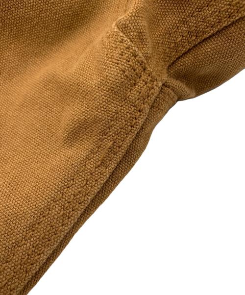 stussy（ステューシー）stussy (ステューシー) FUNKY FRESH GEAR DUCK WORK JACKET ブラウン サイズ:Lの古着・服飾アイテム