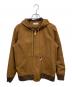 stussy（ステューシー）の古着「FUNKY FRESH GEAR DUCK WORK JACKET」｜ブラウン