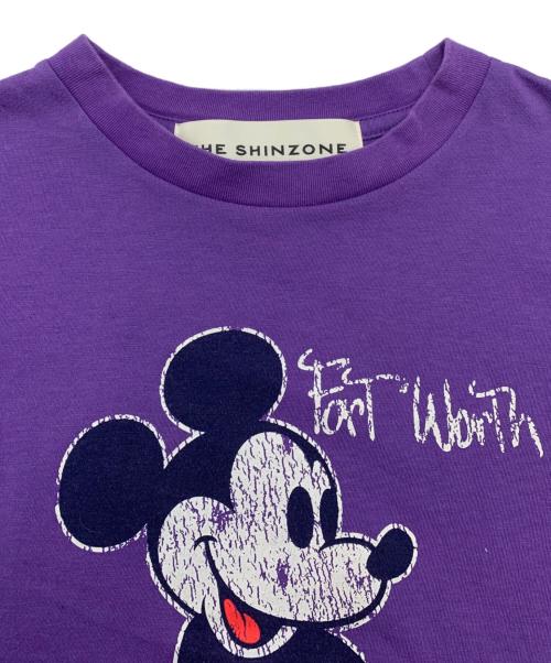 THE SHINZONE（ザ シンゾーン）THE SHINZONE (ザ シンゾーン) MICKEY TEE パープル サイズ:FOの古着・服飾アイテム