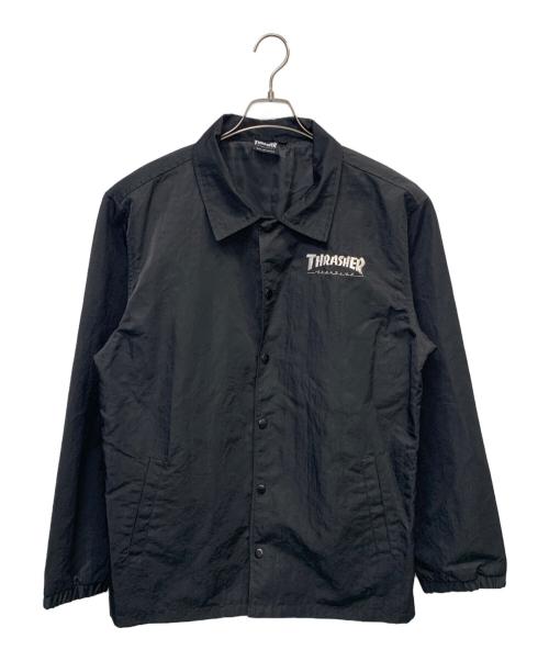 THRASHER（スラッシャー）THRASHER (スラッシャー) ナイロンジャケット ブラック サイズ:Lの古着・服飾アイテム