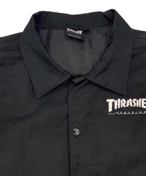 THRASHER（スラッシャー）THRASHER (スラッシャー) ナイロンジャケット ブラック サイズ:Lの古着・服飾アイテム