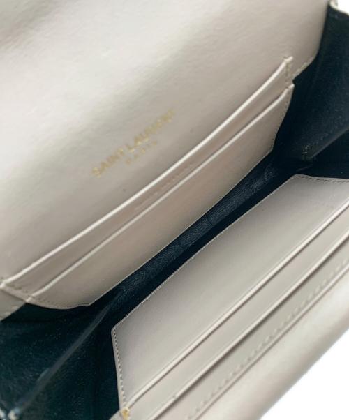 Saint Laurent Paris（サンローランパリ）Saint Laurent Paris (サンローランパリ) シュルピスカードケース ピンクの古着・服飾アイテム