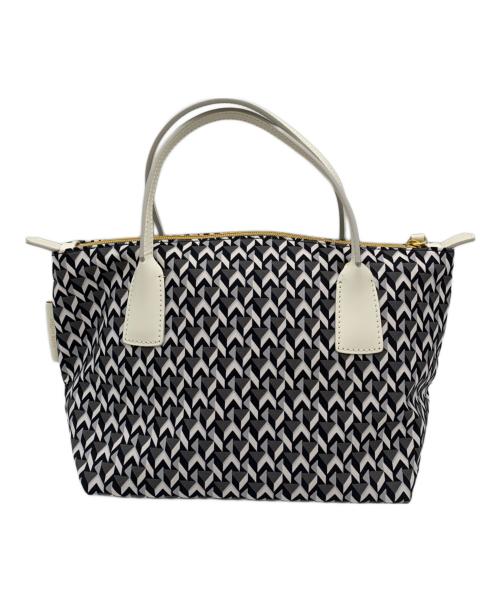 ROBERTA PIERI（ロベルタピエリ）ROBERTA PIERI (ロベルタピエリ) ハンドバッグ グレー×ブラックの古着・服飾アイテム